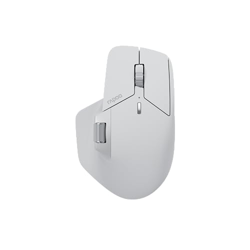 Rapoo MT760L kabellose Maus Wireless Mouse 4000 DPI Sensor umweltfreundlicher wiederaufladbarer Akku ergonomisch PC & Mac - grauweiß Rapoo MT760L kabellose Maus Wireless Mouse 4000 DPI Sensor umweltfreundlicher wiederaufladbarer Akku ergonomisch PC & Mac - grauweiß von Rapoo