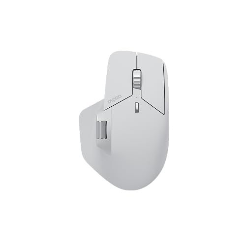 Rapoo MT760M kabellose Maus wireless Mouse 4000 DPI Sensor umweltfreundlicher wiederaufladbarer Akku ergonomisch PC & Mac - grauweiß Rapoo MT760M kabellose Maus wireless Mouse 4000 DPI Sensor umweltfreundlicher wiederaufladbarer Akku ergonomisch PC & Mac - grauweiß von Rapoo