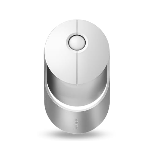 Rapoo Ralemo Air 1 kabellose Maus wireless Mouse 1600 DPI Sensor umweltfreundlicher wiederaufladbarer Akku ergonomisch für Links- und Rechtshänder PC & Mac - weiß von Rapoo