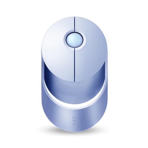 Rapoo Ralemo Air 1 kabellose Maus wireless Mouse 1600 DPI Sensor umweltfreundlicher wiederaufladbarer Akku ergonomisch für Links- und Rechtshänder PC & Mac - lila von Rapoo
