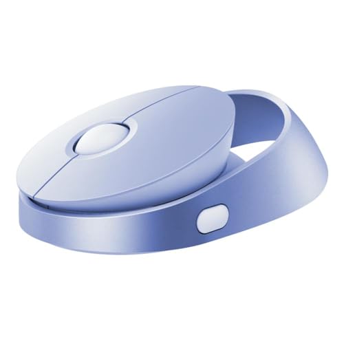 Rapoo Ralemo Air 1 kabellose Maus wireless Mouse 1600 DPI Sensor umweltfreundlicher wiederaufladbarer Akku ergonomisch für Links- und Rechtshänder PC & Mac - lila von Rapoo