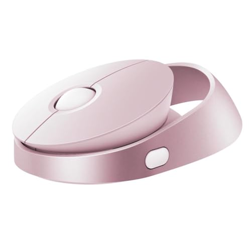 Rapoo Ralemo Air 1 kabellose Maus wireless Mouse 1600 DPI Sensor umweltfreundlicher wiederaufladbarer Akku ergonomisch für Links- und Rechtshänder PC & Mac - pink von Rapoo
