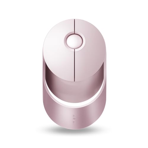 Rapoo Ralemo Air 1 kabellose Maus wireless Mouse 1600 DPI Sensor umweltfreundlicher wiederaufladbarer Akku ergonomisch für Links- und Rechtshänder PC & Mac - pink von Rapoo