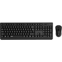 Rapoo X1700 kabelloses Desktop-Set QWERTZ - Deutsch - Schwarz von Rapoo