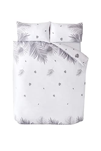 Rapport Home Bettwäsche-Set Tropics, für Einzelbett, Grau von Rapport Home Furnishings