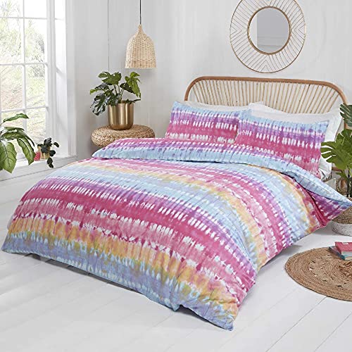 Rapport Home Batik-Bettwäsche-Set, Polycotton, Mehrfarbig, King-Size-Bett von Rapport Home