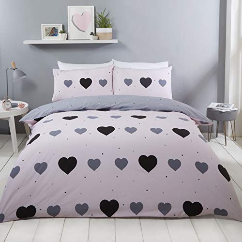 Rapport Home Rapport Miley Wende-Bettbezug, Polycotton, Mehrfarbig, Einzelbett, Polyester von Rapport Home