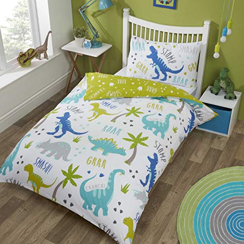 Rapport Home Rapport Roarsome-Bettbezug-Set, Junior, Polyester, Mehrfarbig von Rapport Home