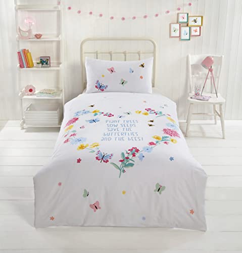 Rapport Home Bettwäsche-Set, Schmetterlinge und Bienen, für Einzelbett Rapport Home Bettwäsche-Set, Schmetterlinge und Bienen, für Einzelbett von Rapport