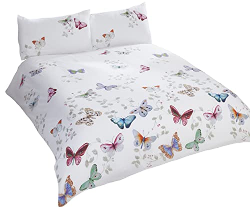 Rapport Mariposa Bettbezug-Set mit Schmetterlingsmotiv, Mehrfarbig, Kingsize von Rapport