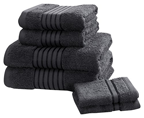 Rapport Windsor Handtuchset Bale, 100% Baumwolle – grau von Rapport