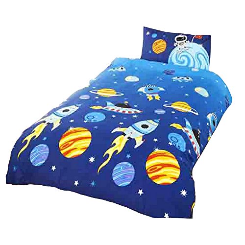 Rockets Kinder/Jungen Bettwäsche Set (Einzelbett) (Bunt) von Rapport Home