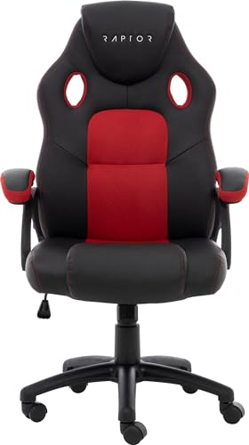 Raptor-Gaming Gaming-Stuhl RS-GS-40 Schwarz/Rot von Raptor-Gaming