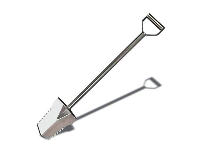 Raptor Spaten aus Edelstahl 700mm, (1-St), Beidseitig gezackt von Raptor