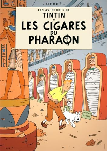Herge Les Abenteuer des de Tim und Struppi: Les Cigares Du Pharaon Poster von Rare Posters