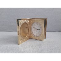 Vintage Bücheruhr 1990Er Jahre Fotowecker von RareCollectionCorner
