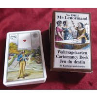 Mlle Lenormand 1986 Spiel Des Schicksals Vintage Wahrsage Orakel von RareTarots