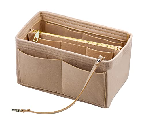 Rarihem Organizer aus Filz, 26 x 14 x 15 cm, Organizer für Innentasche, Tasche für Tote Organizer mit abnehmbarer Tasche von Rarihem