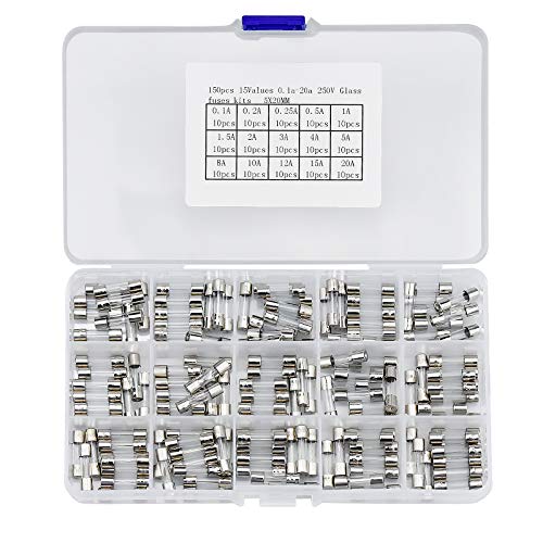 Sicherungsset für schnelle Sicherungen, 5 x 20 mm, 250 V 0,1 0,2 0,25 0,5 1 1,5 2 3 4 5 8 10 12 15 20 A Packag in einer transparenten Kunststoffbox Sicherungsset für schnelle Sicherungen, 5 x 20 mm, 250 V 0,1 0,2 0,25 0,5 1 1,5 2 3 4 5 8 10 12 15 20 A Packag in einer transparenten Kunststoffbox von Rarihem