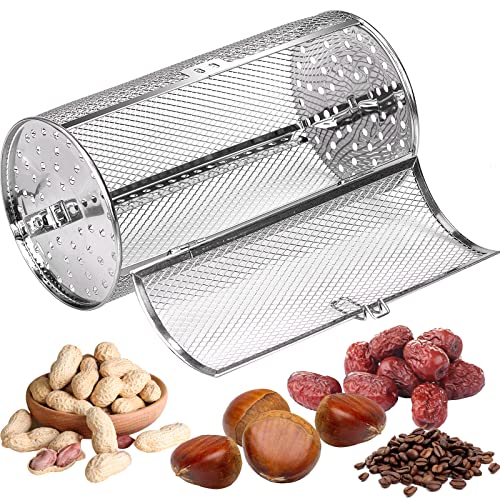 Tower Air Fryer Basket, 12x23cm Stainless Steel Mesh Air Fryer Chip Round Rack Cage, 360° Rotating Grill Roaster Drum for Peanuts Coffee Beans BBQ DIY Air Fryer Oven Accessories Kitchen Cooking Tool Tower Air Fryer Basket, 12x23cm Stainless Steel Mesh Air Fryer Chip Round Rack Cage, 360° Rotating Grill Roaster Drum for Peanuts Coffee Beans BBQ DIY Air Fryer Oven Accessories Kitchen Cooking Tool von Rarihem