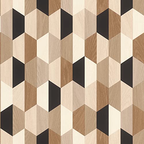 Rasch Tapeten Vliestapete (Industrial) Beige braune 10,05 m x 0,53 m Selection Vinyl/Vlies 466300 von Rasch