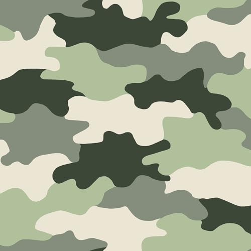 Camouflage Tapete (260914) Rasch 10.5m von World of Wallpaper