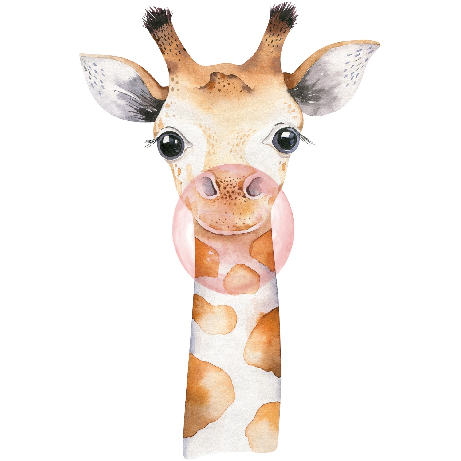 Rasch Digitaltape Bambino XIX 253306 Giraffe Dunkelbeige 2,8 m x 1,5 m von Rasch