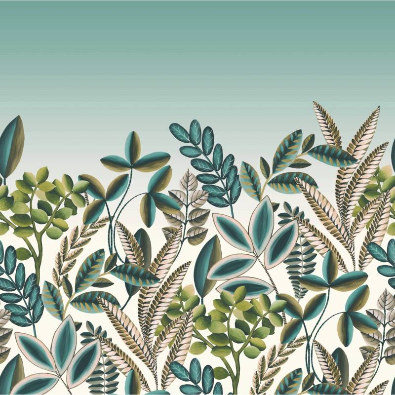 Rasch Digitaltapete Florentine III 485769 Tropical Bunt 3x3 m von Rasch