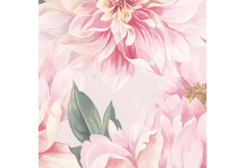 Rasch Papiertapete 201345 Tapete Blumen Floral 53 x 1005 cm Rasch Selection Pink von Rasch