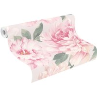 Rasch Papiertapete "Tapete 201345 mit Blumen" geblümt glatt Blumentapete von Rasch