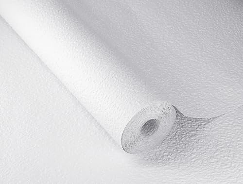 Rasch Tapete 201826 - Weiße Papiertapete mit Putz-Struktur, Putz-Optik - 10,05m x 0,53m Rasch Tapete 201826 - Weiße Papiertapete mit Putz-Struktur, Putz-Optik - 10,05m x 0,53m von Rasch