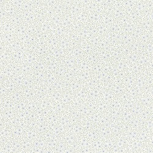 Rasch Tapeten Vliestapete (Botanical) Blau 10,05 m x 0,53 m Bambino XIX 253146 von Rasch