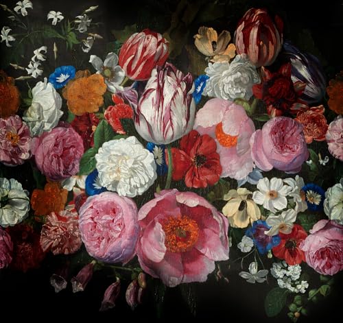 Rasch Tapete 360967 - Fototapete auf Vlies mit Blumen in verschiedenen Farben aus der Kollektion Magicwalls - 3,00 m x 3,18 m (LxB) von Rasch