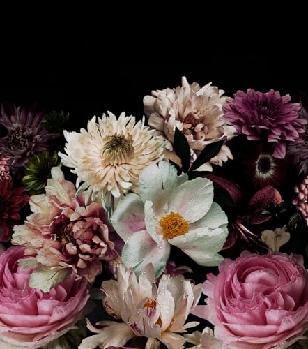 Rasch Tapete 363821 - Fototapete auf Vlies mit Blumen in Rosa und Weiß aus der Kollektion Magicwalls - 3,00 m x 2,65 m (LxB) von Rasch