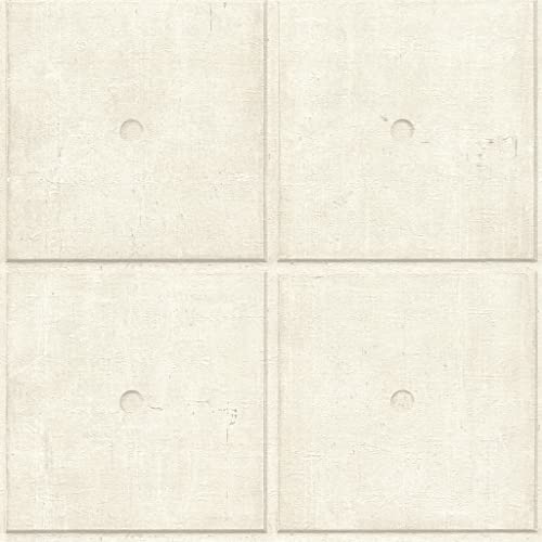 Rasch Tapete 499414 - Vliestapete in Weiß mit Beton-Optik, Sichtbeton-Optik, Beton aus der Kollektion Factory V von Rasch