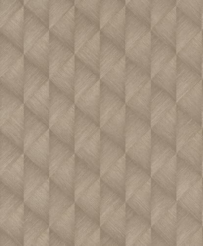 Rasch Tapete 687934 - Vliestapete mit geometrischem Motiv in 3D-Optik in Taupe Gold - Kollektion Tropical House Rasch Tapete 687934 - Vliestapete mit geometrischem Motiv in 3D-Optik in Taupe Gold - Kollektion Tropical House von Rasch