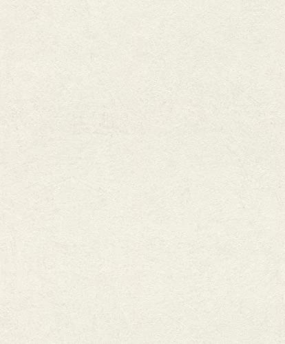 Rasch Tapete 699845 - Einfarbige Vliestapete mit leichter Putz-Optik, Beton-Optik in Creme-Weiß Rasch Tapete 699845 - Einfarbige Vliestapete mit leichter Putz-Optik, Beton-Optik in Creme-Weiß von Rasch