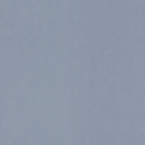 Rasch Tapete 710441 - Glatte Vliestapete mit textiler Optik in blassem Blau-Grau aus der Kollektion Sophia - 10,05m x 0,53m (LxB) von Rasch