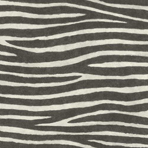 Rasch Tapete 751727 - Vliestapete mit Zebra-Muster in Schwarz-Weiß, Animal Print Tapete aus der Kollektion African Queen III von Rasch