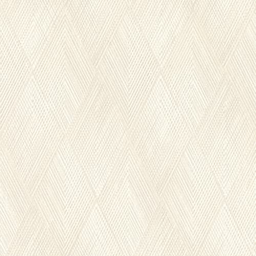 Rasch Tapete 844108 - Vliestapete in Cremeweiß mit geometrischem Muster aus Rauten aus der Kollektion Perfecto VI - 10,05m x 0,53m (LxB) von Rasch