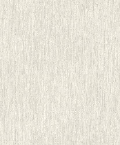 Rasch Tapeten Vliestapete (universell) Weiß 10,05 m x 0,53 m #ROCKNROLLE 541434 von Rasch