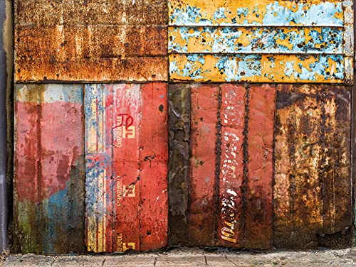 Rasch Tapeten 100365 - Fototapete mit Schiffscontainer-Motiv aus der Young Artists Kollektion – 2,80m x 3,72m (L x B) von Rasch