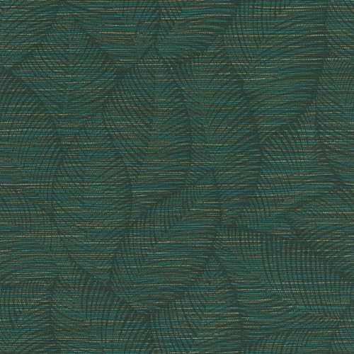 Rasch Tapeten 866827 - Vliestapete mit Blättern in Dunkelgrün aus der Kollektion Symphony - 10,05 m x 0,53 m (LxB) von Rasch