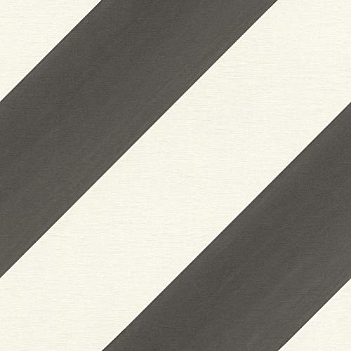 Rasch Tapeten Vliestapete Grafisch Claas 531626, Schwarz/Weiß, 10,05 x 0,53 m von Rasch