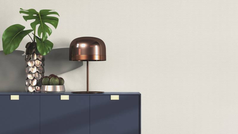 Rasch Vinyltapete Vliestapete Trianon XIII mit Wabenmuster, geprägt, einfarbig, erhabene Struktur von Rasch