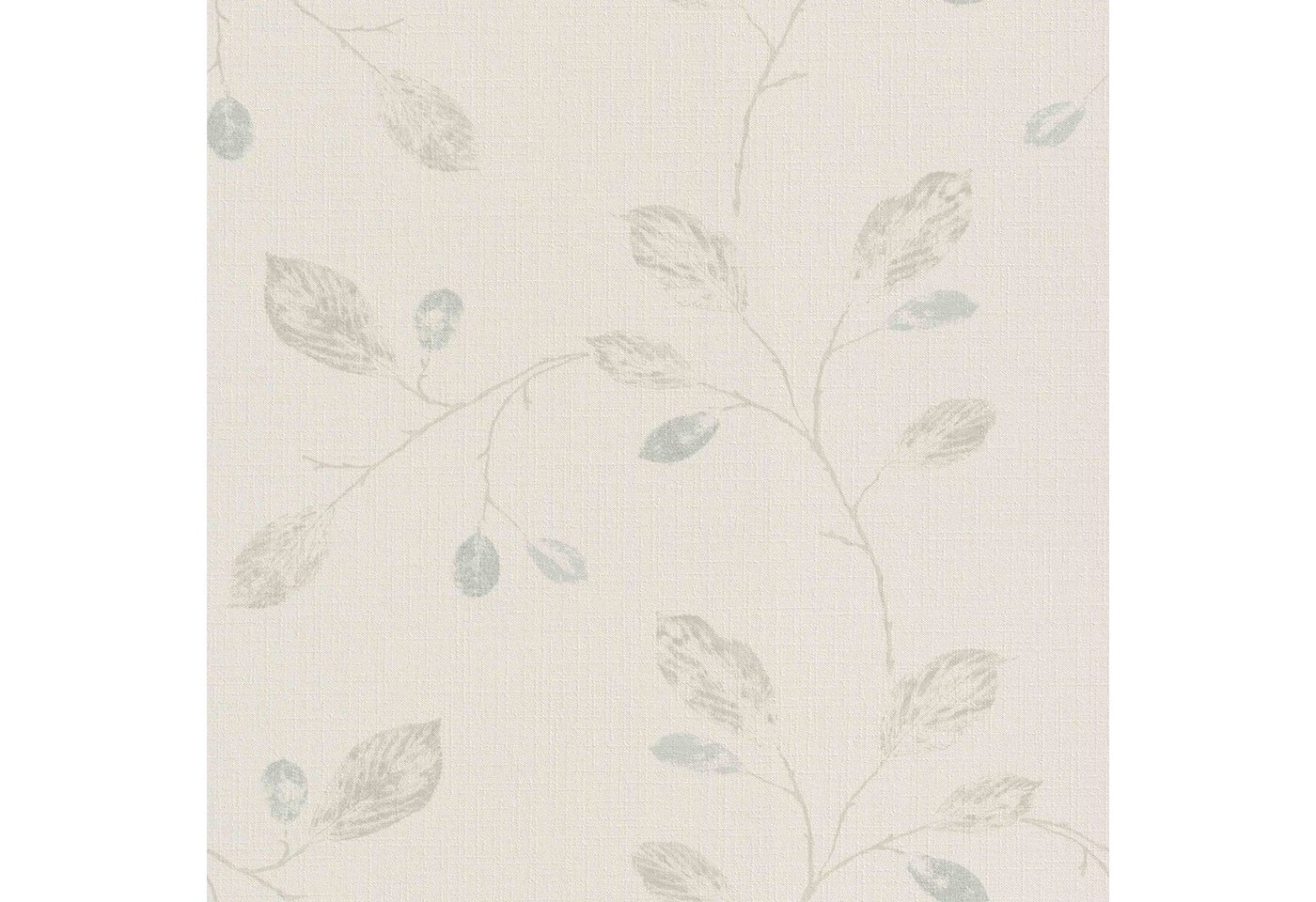 Rasch Vliestapete 443004 Tapete Blumen Floral 53 x 1005 cm Rasch Selection Beige von Rasch