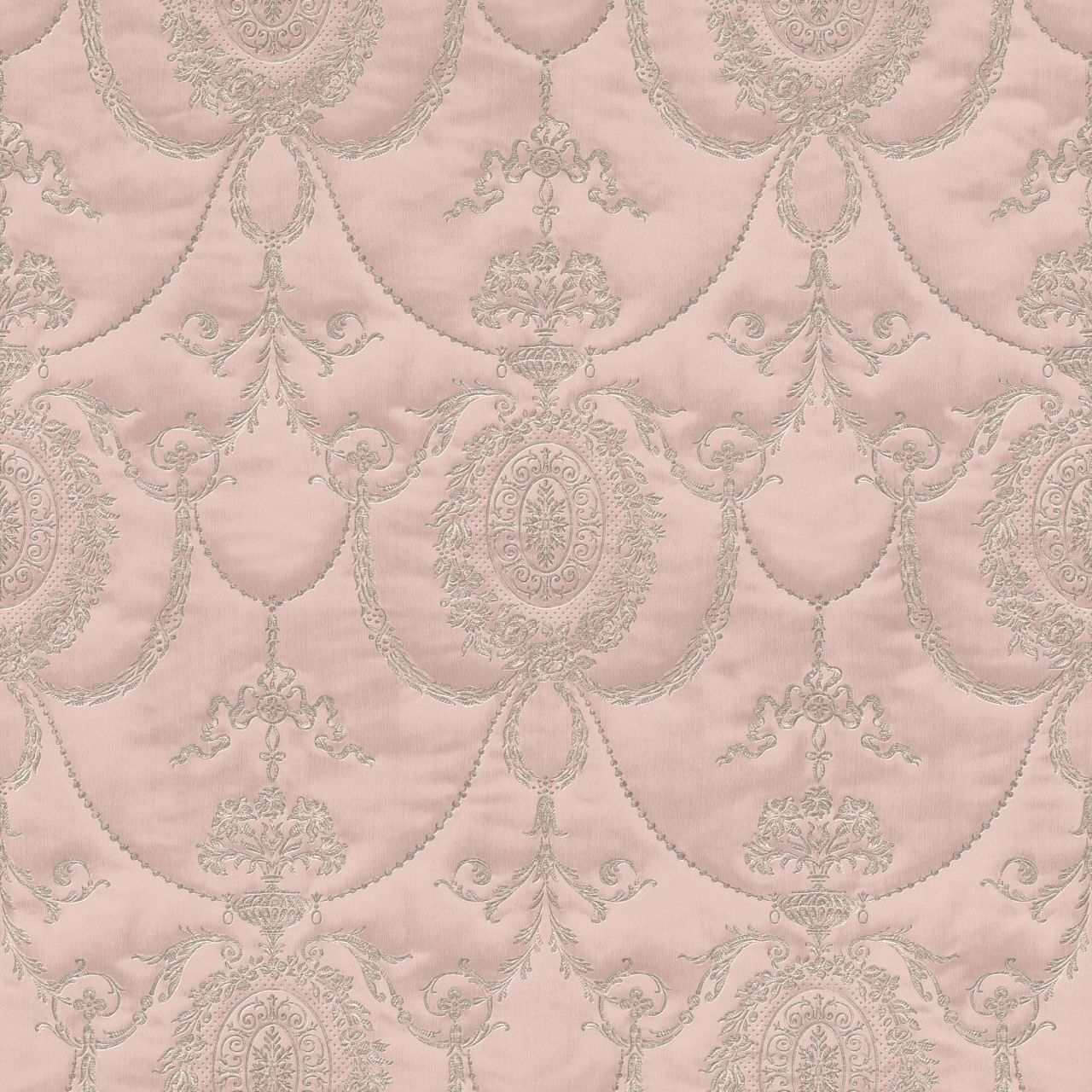 Rasch Vliestapete 570823 Trianon XIII ornament rose, 10,05 x 0,53 m von Rasch