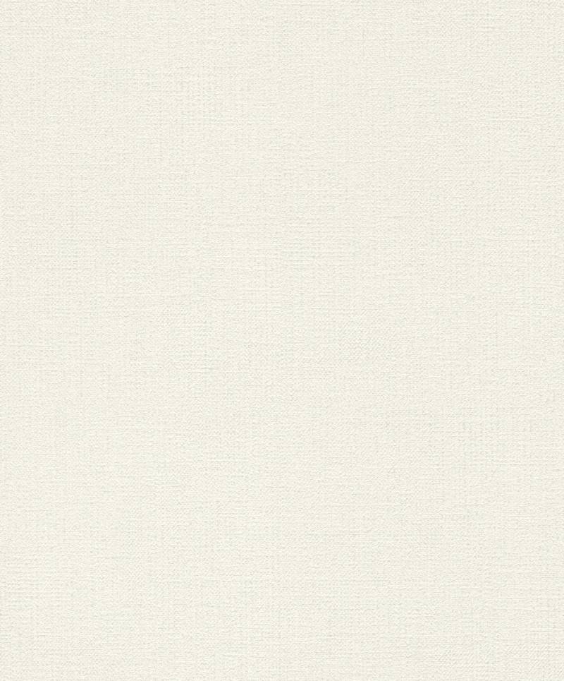 Rasch Vliestapete 639636 Andy Wand uni weiß 10,05 x 0,53 m von Rasch