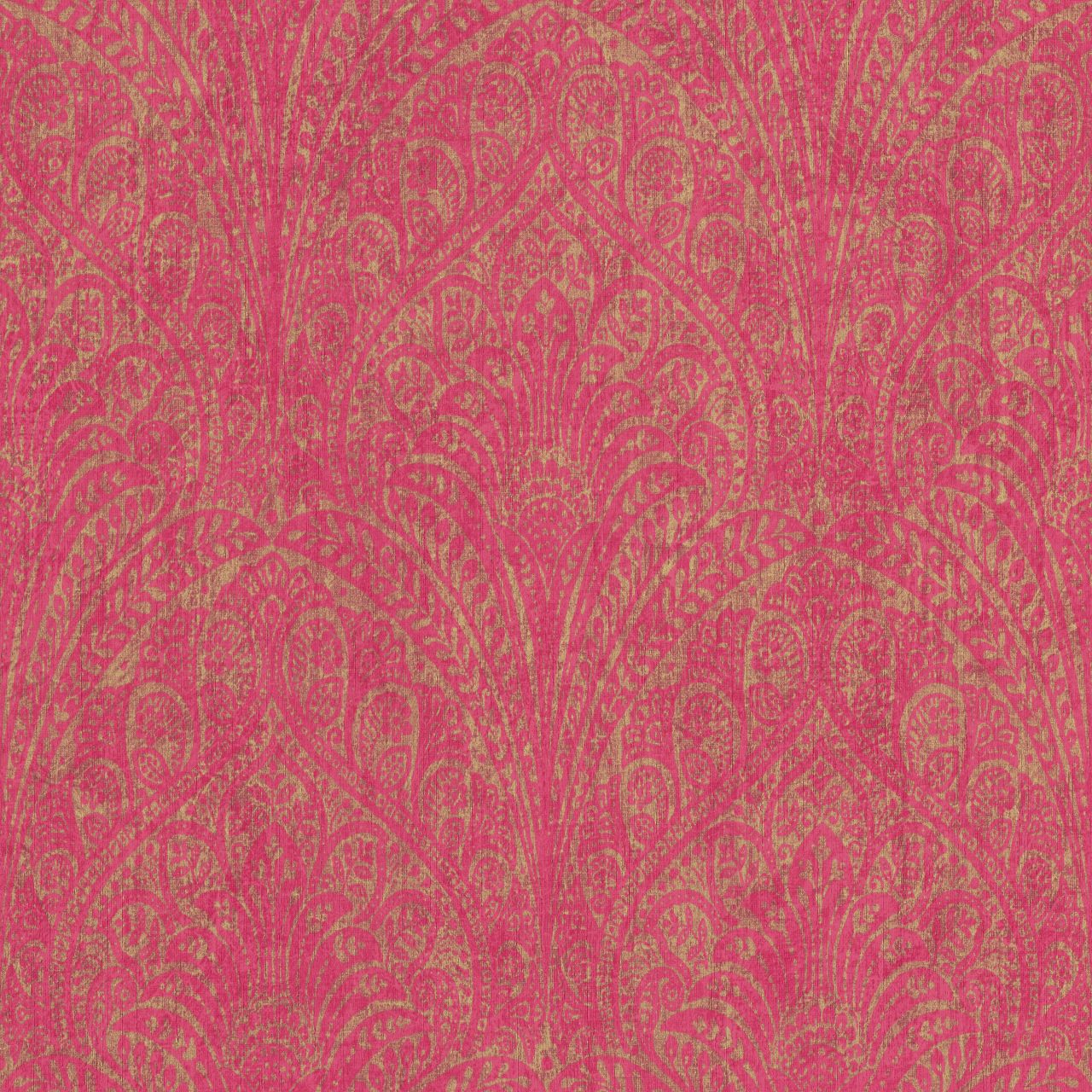Rasch Vliestapete 746365 Pink-Dunkelpink Muster & Motive 10,05 m x 0,53 m von Rasch