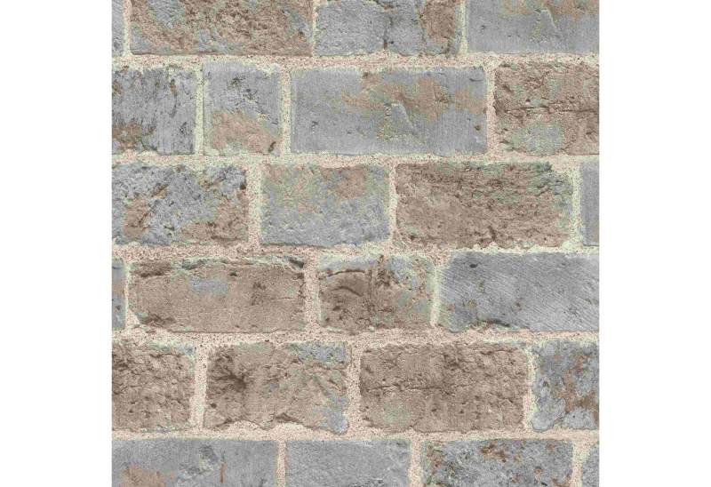 Rasch Vliestapete 865714 Tapete Stein Beton 53 x 1005 cm Rasch Selection Grau von Rasch